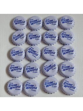 Retro Steam Whistle Beer Bottle Caps Drink Steam Whistle LOT of 20